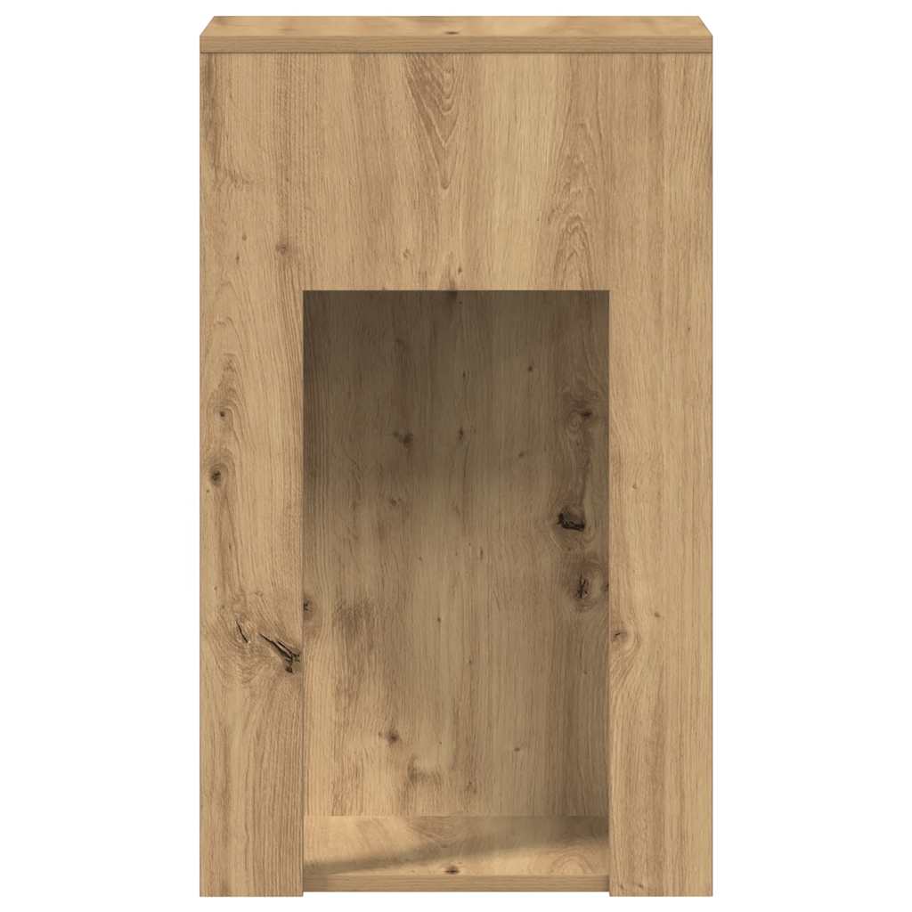 vidaXL Meuble d'ordinateur avec tiroir chêne artisan 30x44x74 cm