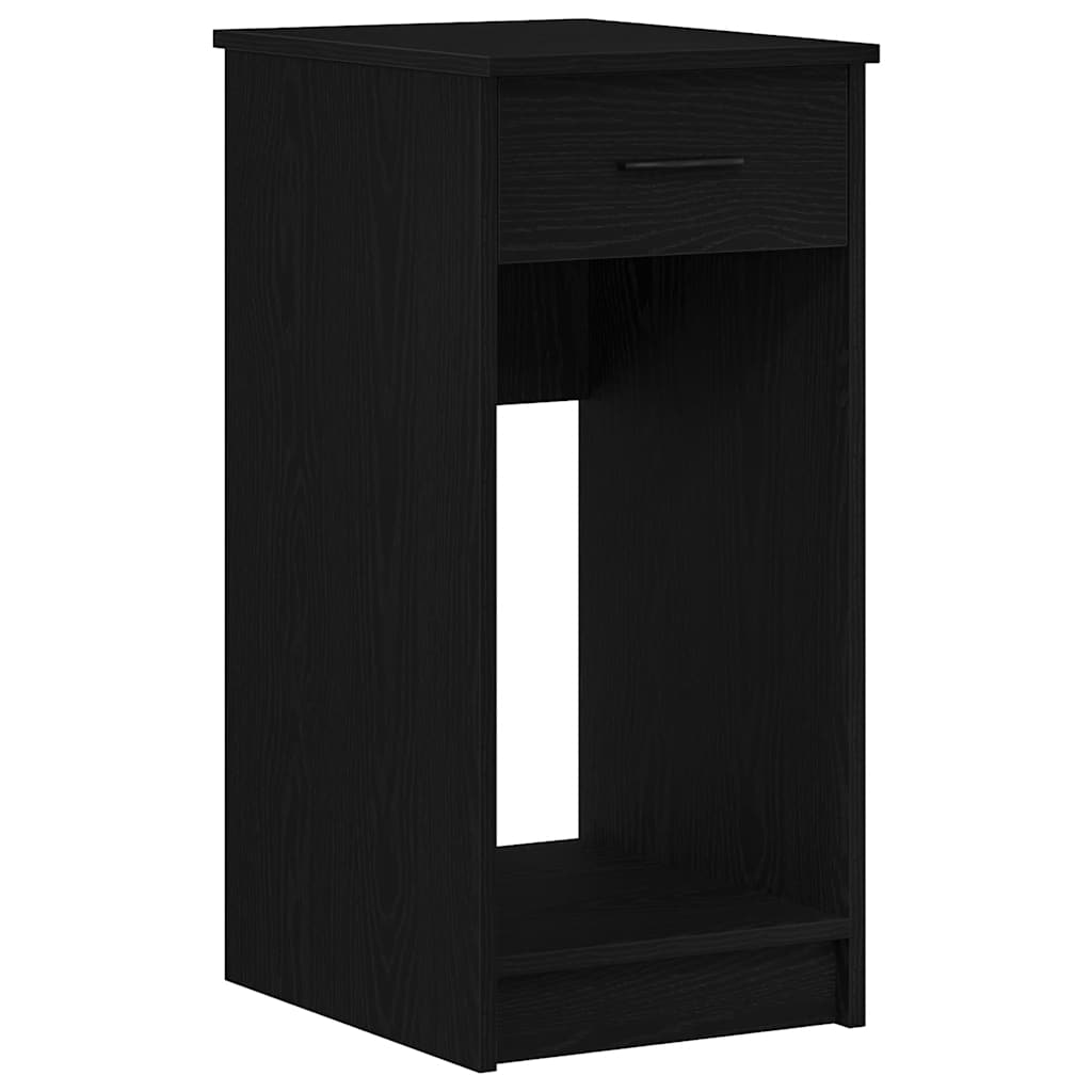 vidaXL Computerschrank mit Schublade Schwarz 35x45x77 cm