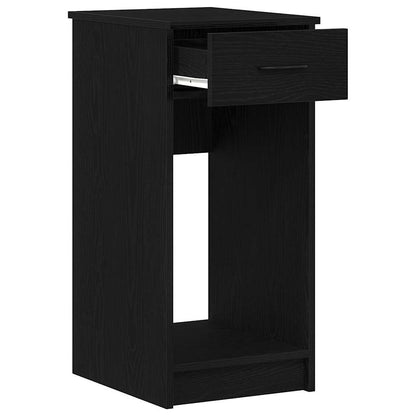 vidaXL Computerschrank mit Schublade Schwarz 35x45x77 cm