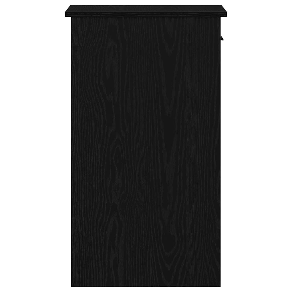 vidaXL Computerschrank mit Schublade Schwarz 35x45x77 cm