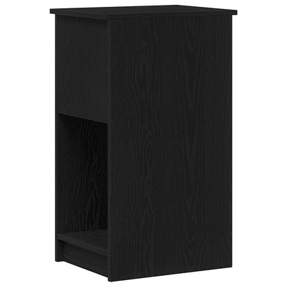 vidaXL Computerschrank mit Schublade Schwarz 35x45x77 cm