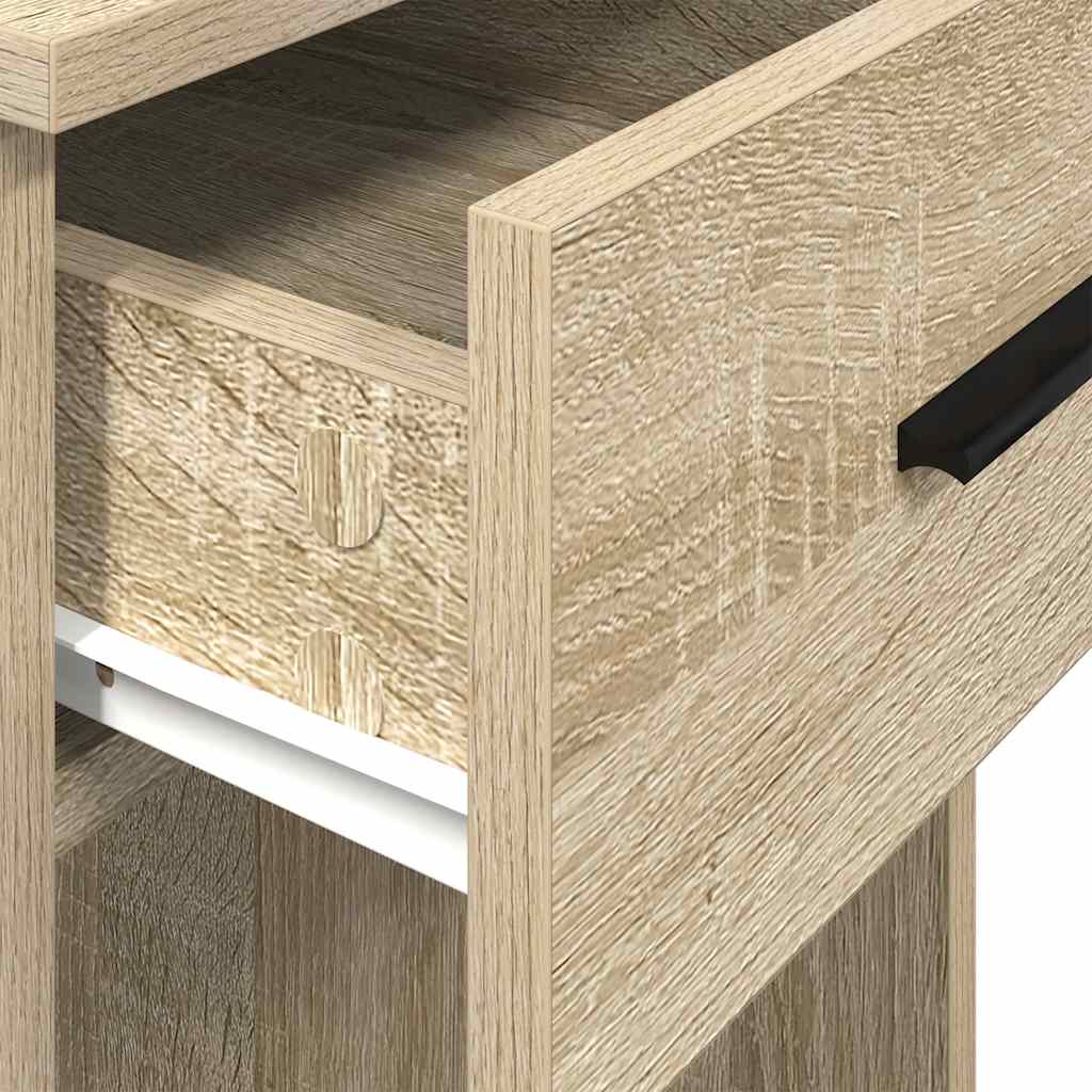 vidaXL Computerschrank mit Schublade Sonoma-Eiche 35x45x77 cm