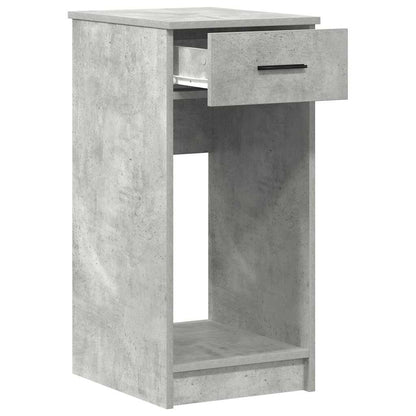 vidaXL Computerschrank mit Schublade Betongrau 35x45x77 cm