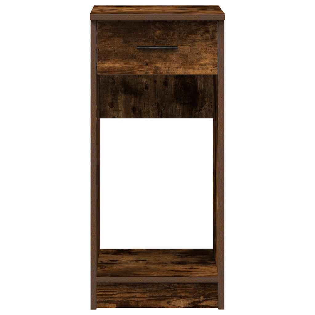 vidaXL Computerschrank mit Schublade Räuchereiche 35x45x77 cm