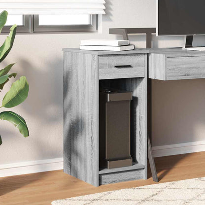 vidaXL Computerschrank mit Schublade Grau Sonoma 35x45x77 cm