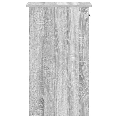 vidaXL Computerschrank mit Schublade Grau Sonoma 35x45x77 cm