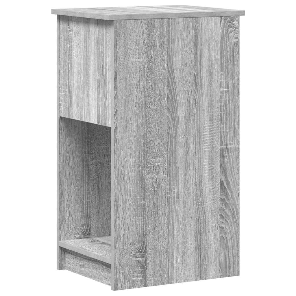 vidaXL Computerschrank mit Schublade Grau Sonoma 35x45x77 cm