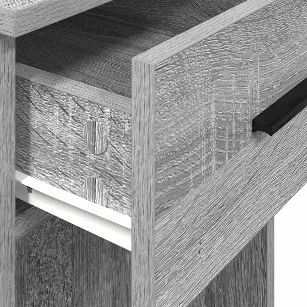 vidaXL Computerschrank mit Schublade Grau Sonoma 35x45x77 cm
