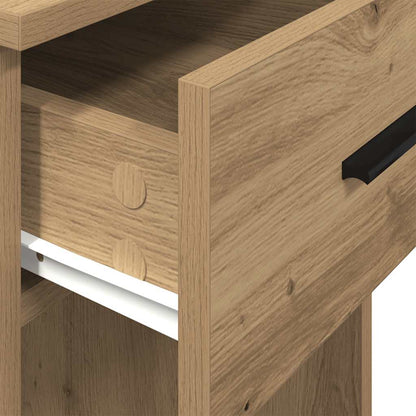 vidaXL Computerschrank mit Schublade Artisan-Eiche 35x45x77 cm
