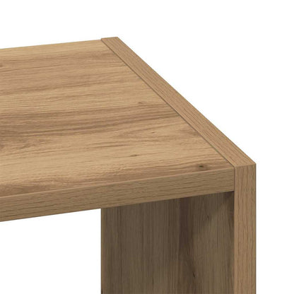 vidaXL Bücherregal Stapelbar Artisan-Eiche 30x30x80 cm Holzwerkstoff