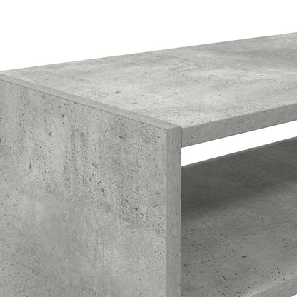 vidaXL Schuhregale 2 Stk. Stapelbar Betongrau 60x30x30,5 cm