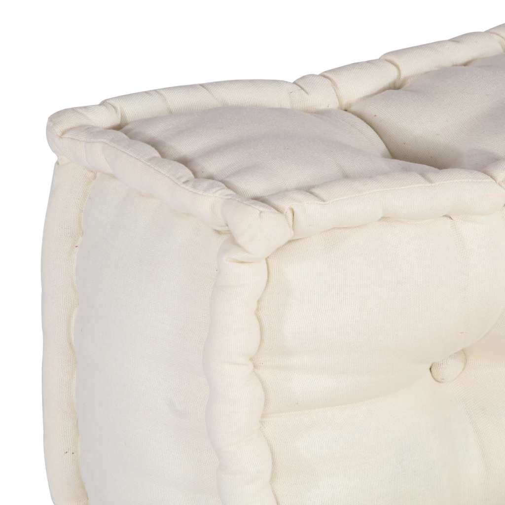 vidaXL Élément de canapé modulaire crème 70x70x54 cm Tissu