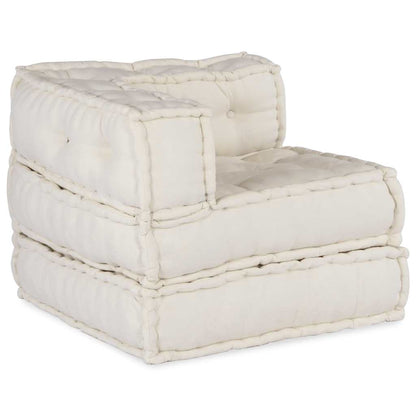 vidaXL Élément de canapé modulaire crème 70x70x54 cm Tissu