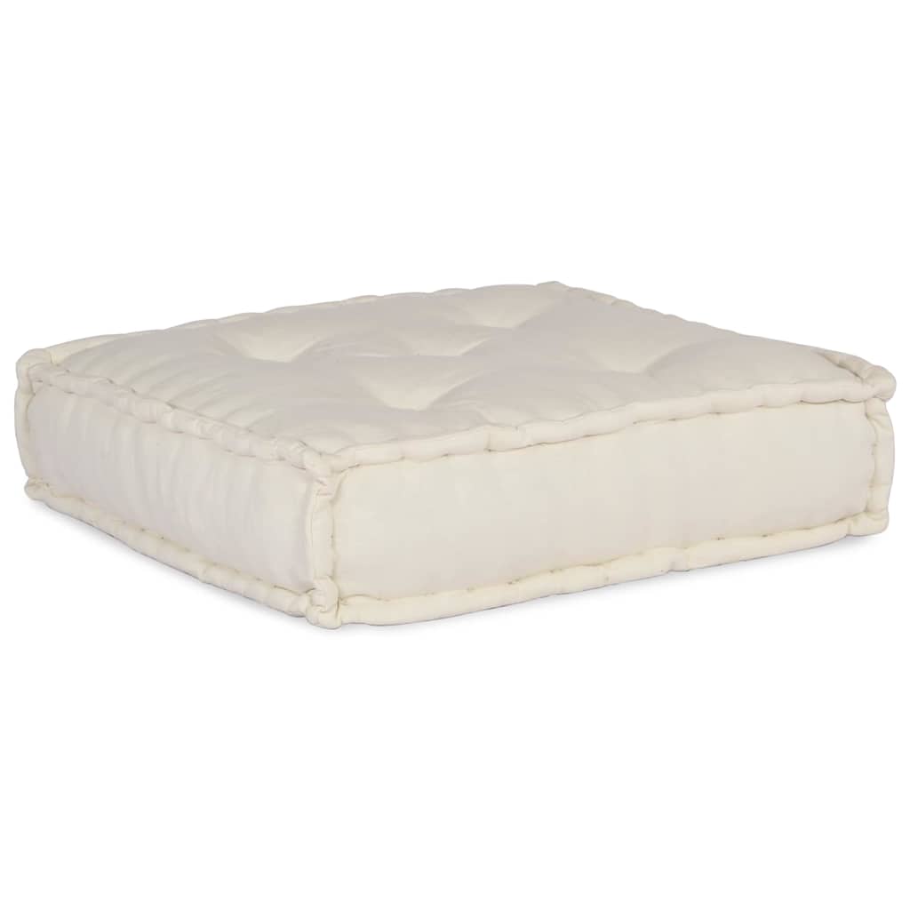 vidaXL Modulares Sofaelement Creme 70x70x54 cm Stoff