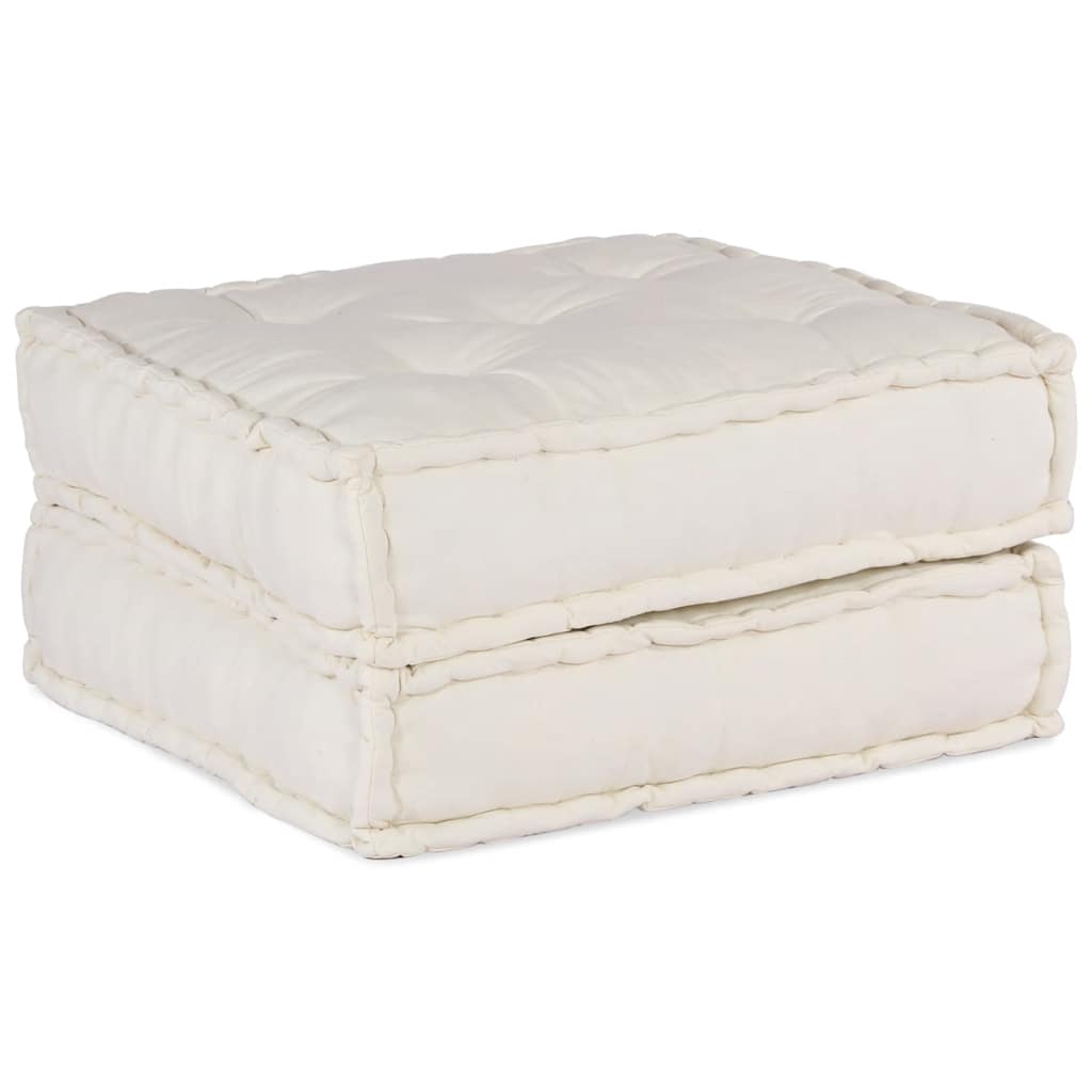 vidaXL Élément de canapé modulaire crème 70x70x36 cm Tissu