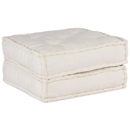 vidaXL Élément de canapé modulaire crème 70x70x36 cm Tissu