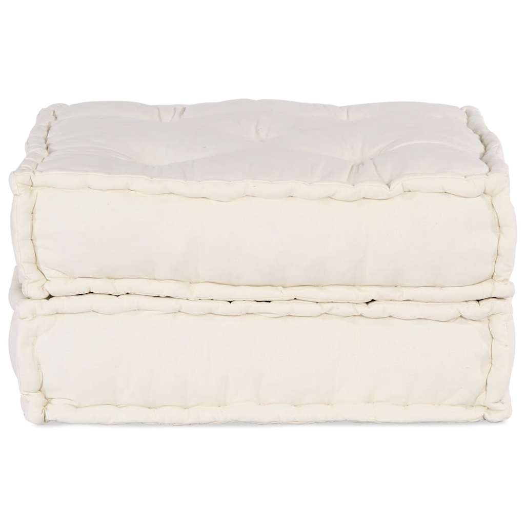 vidaXL Élément de canapé modulaire crème 70x70x36 cm Tissu