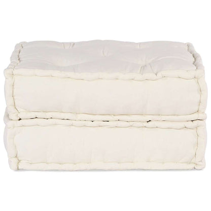 vidaXL Élément de canapé modulaire crème 70x70x36 cm Tissu