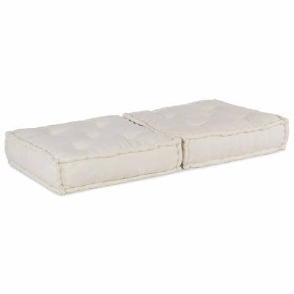 vidaXL Élément de canapé modulaire crème 70x70x36 cm Tissu