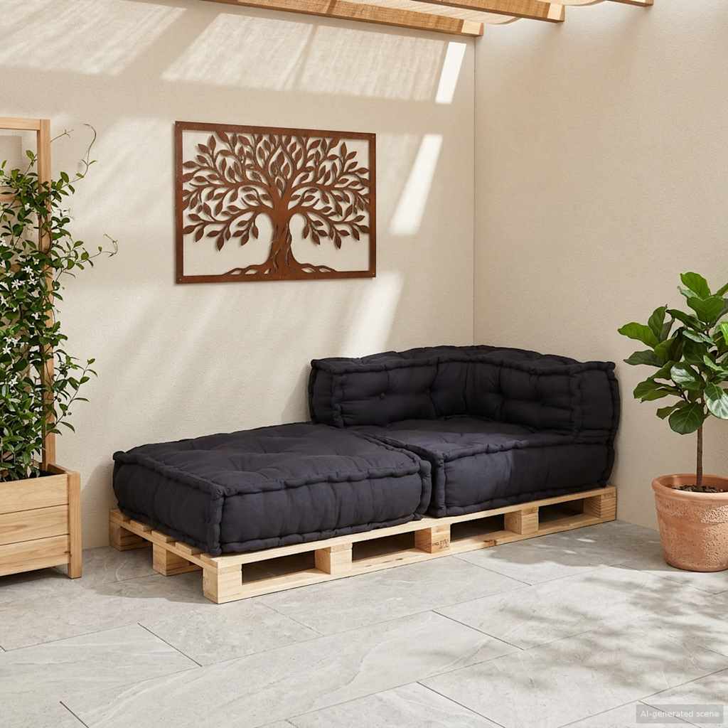 vidaXL Élément de canapé modulaire anthracite 70x70x54 cm Tissu