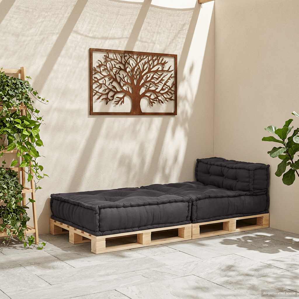 vidaXL Modulares Sofaelement Anthrazit 70x70x54 cm Stoff