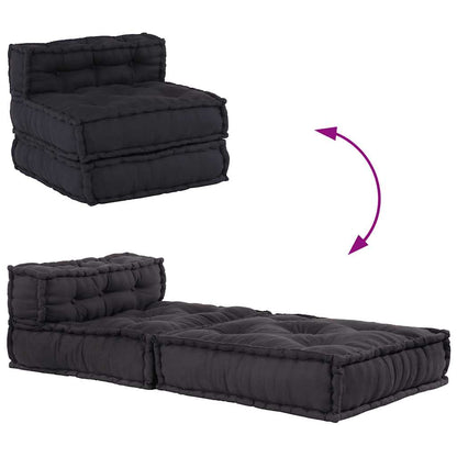 vidaXL Modulares Sofaelement Anthrazit 70x70x54 cm Stoff
