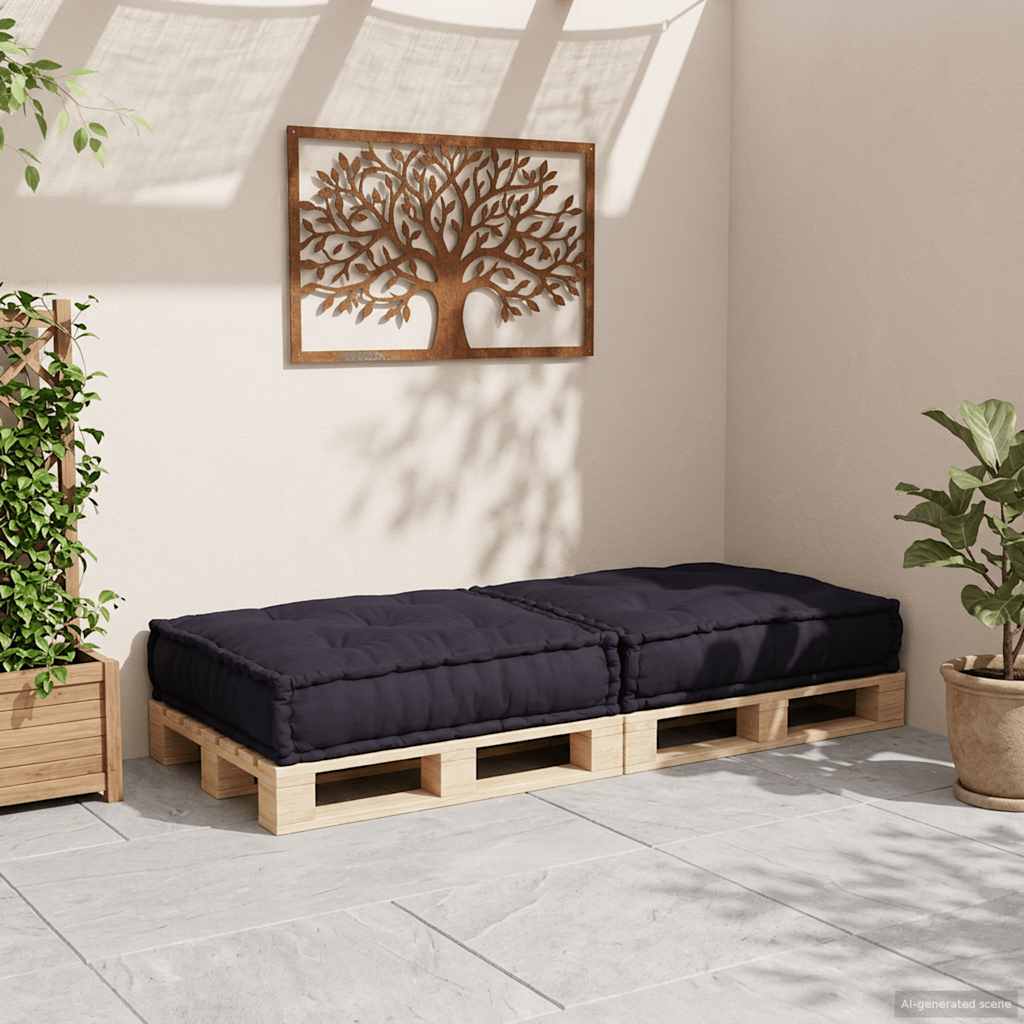 vidaXL Élément de canapé modulaire anthracite 70x70x36 cm tissu