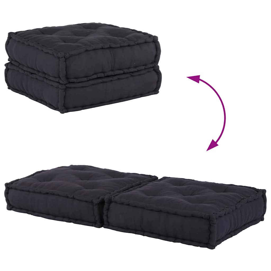 vidaXL Élément de canapé modulaire anthracite 70x70x36 cm tissu