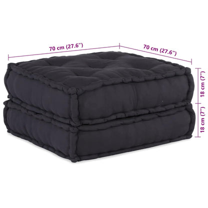 vidaXL Élément de canapé modulaire anthracite 70x70x36 cm tissu