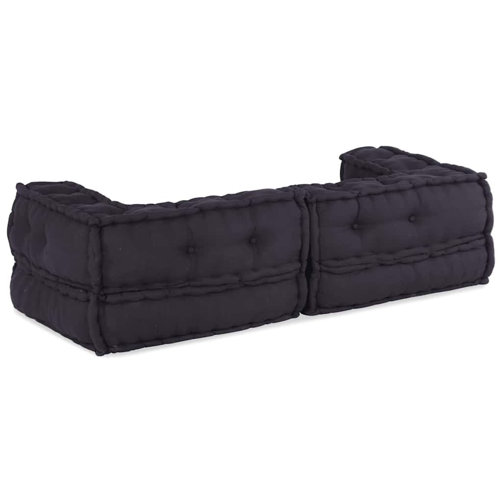 vidaXL 2-Sitzer-Modulsofa Anthrazit 140x70x36 cm Stoff