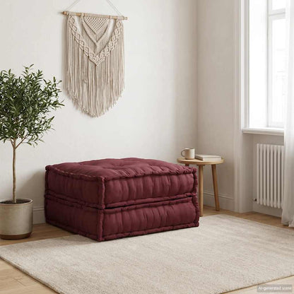 vidaXL Élément de canapé modulaire Marron châtaigne 70x70x36 cm Tissu
