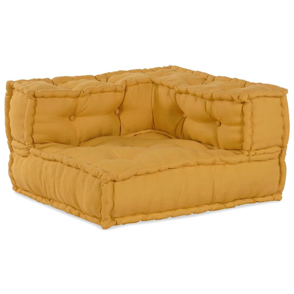 vidaXL Modulares Sofaelement Gelb 70x70x54 cm Stoff