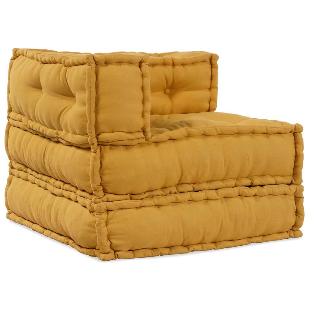 vidaXL Modulares Sofaelement Gelb 70x70x54 cm Stoff