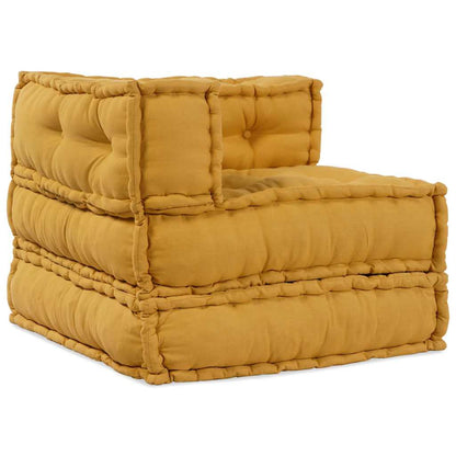 vidaXL Modulares Sofaelement Gelb 70x70x54 cm Stoff
