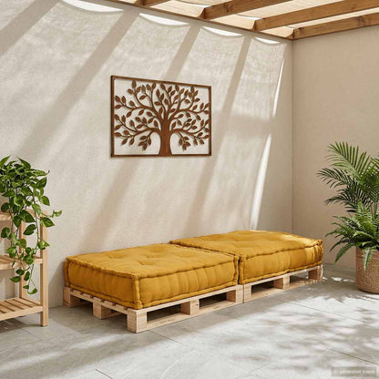 vidaXL Modulares Sofaelement Gelb 70x70x36 cm Stoff