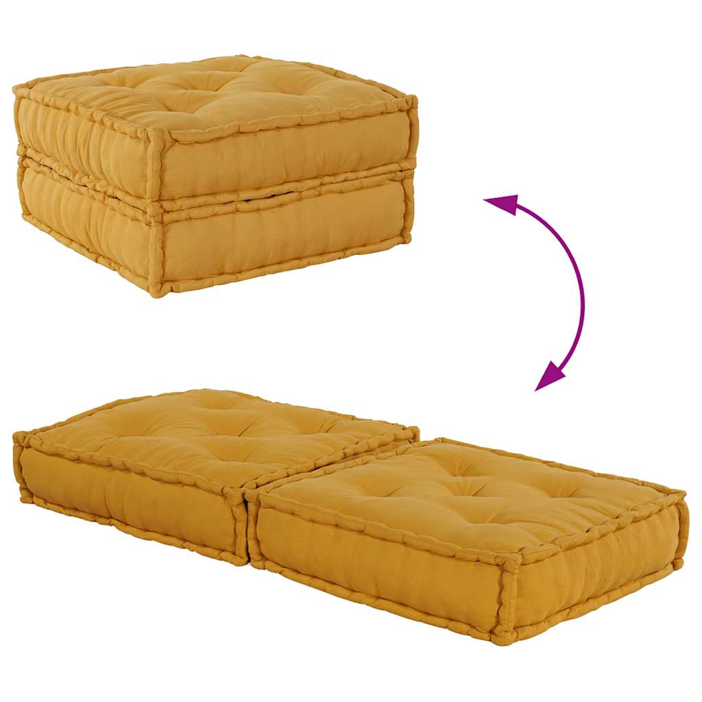 vidaXL Modulares Sofaelement Gelb 70x70x36 cm Stoff