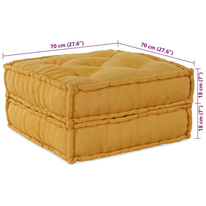 vidaXL Modulares Sofaelement Gelb 70x70x36 cm Stoff