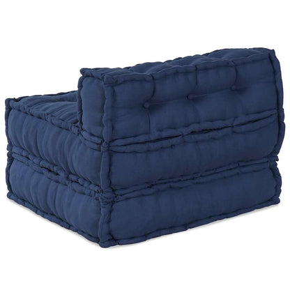 vidaXL Modulares Sofa Indigo 70 x 70 x 56 cm Stoff