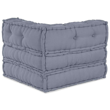 vidaXL Modulares Ecksofa Grau 70 x 70 x 56 cm Stoff