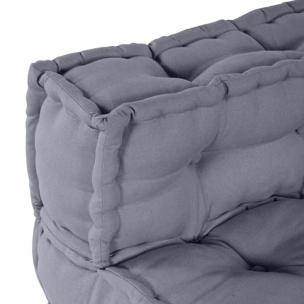 vidaXL Modulares Sofa Grau 70 x 70 x 56 cm Stoff