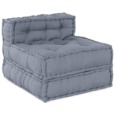 vidaXL Modulares Sofa Grau 70 x 70 x 56 cm Stoff