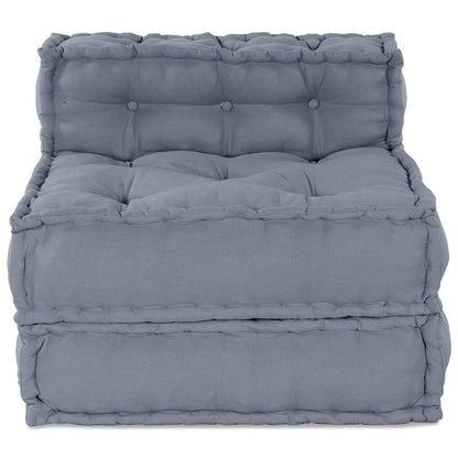 vidaXL Modulares Sofa Grau 70 x 70 x 56 cm Stoff