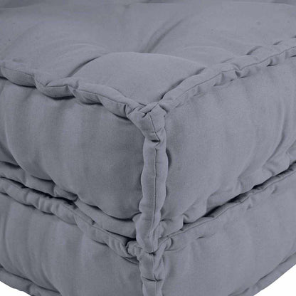 vidaXL Canapé modulable Gris 70 x 70 x 36 cm Tissu