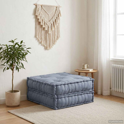 vidaXL Canapé modulable Gris 70 x 70 x 36 cm Tissu