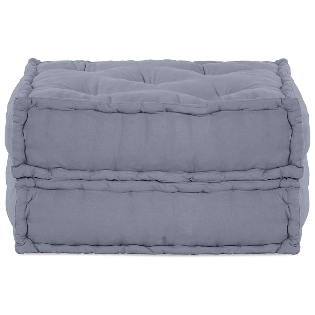 vidaXL Canapé modulable Gris 70 x 70 x 36 cm Tissu