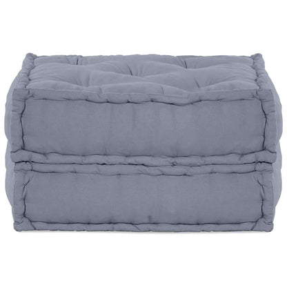vidaXL Canapé modulable Gris 70 x 70 x 36 cm Tissu