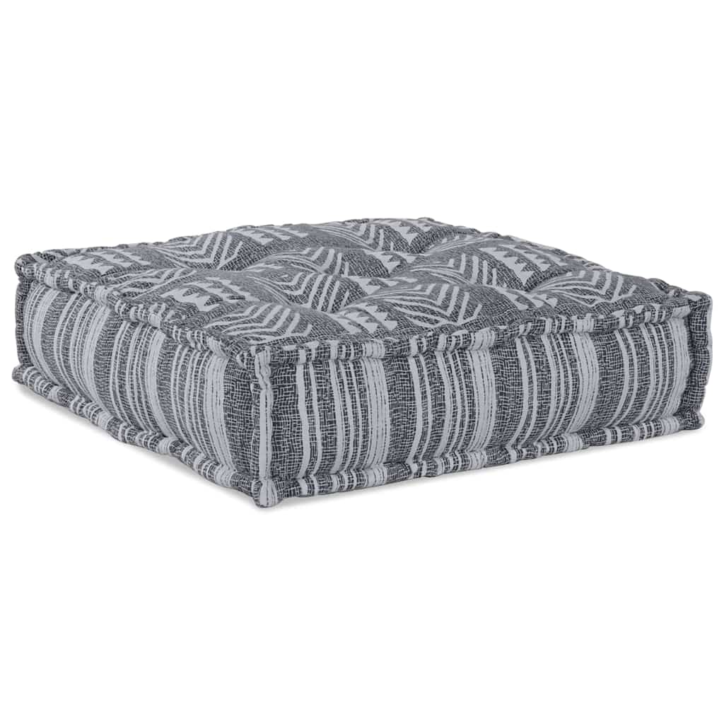 vidaXL Canapé modulable gris imprimé 70 x 70 x 56 cm Tissu