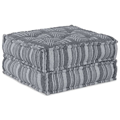 vidaXL Canapé modulable gris imprimé 70 x 70 x 36 cm tissu