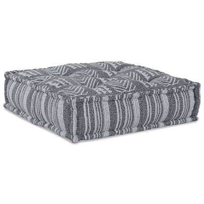 vidaXL Canapé modulable gris imprimé 70 x 70 x 36 cm tissu