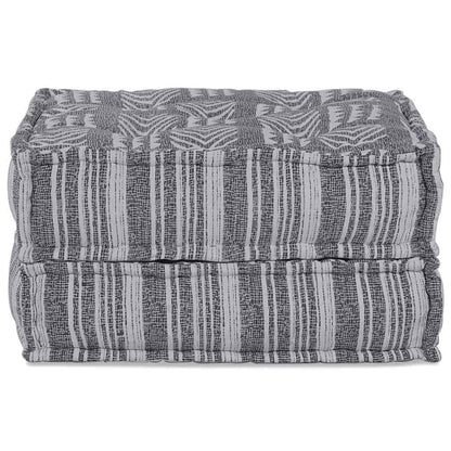 vidaXL Canapé modulable gris imprimé 70 x 70 x 36 cm tissu